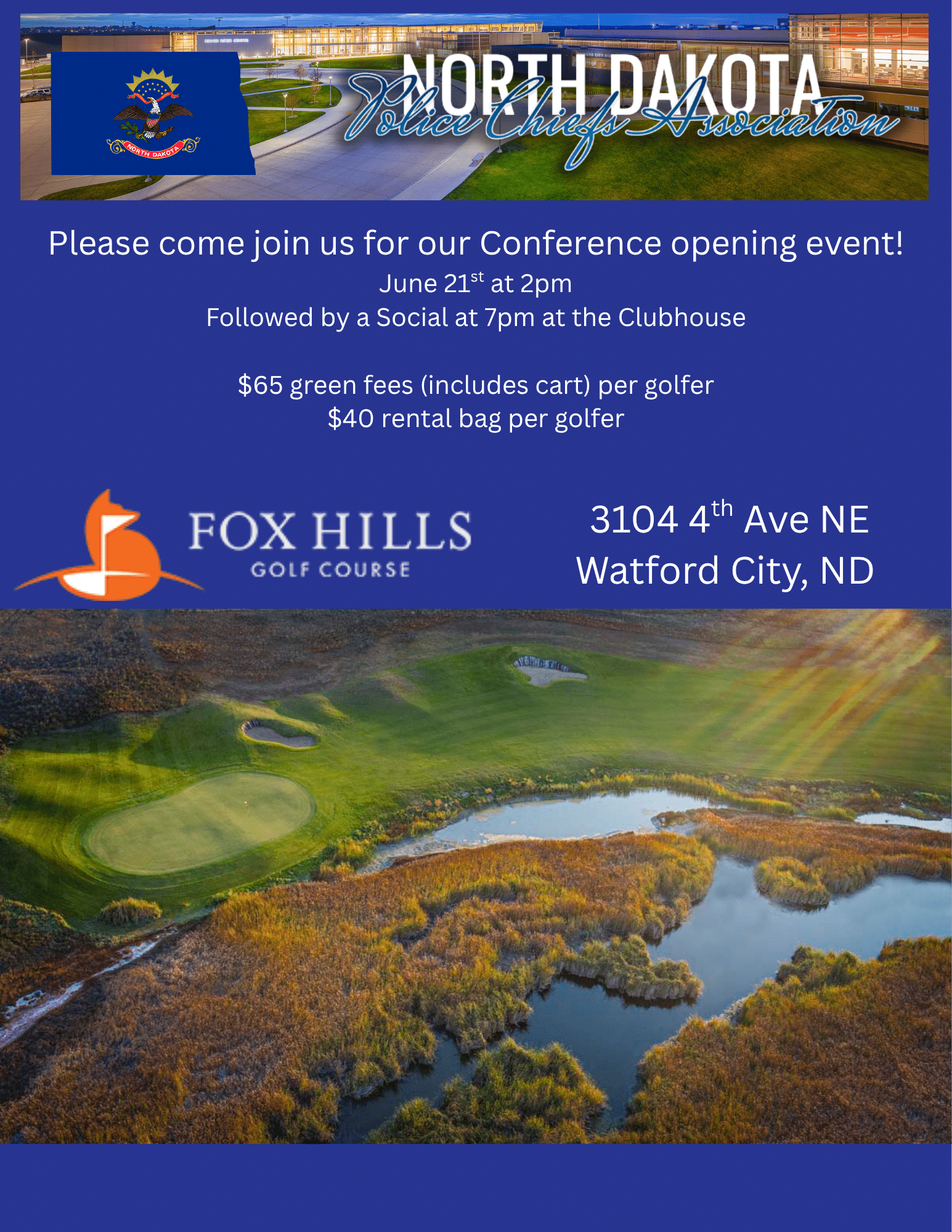 North Dakota Chiefs Golf Event